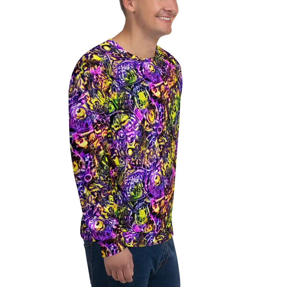 Psychedelic Prism on Sweatshirt — Right Front