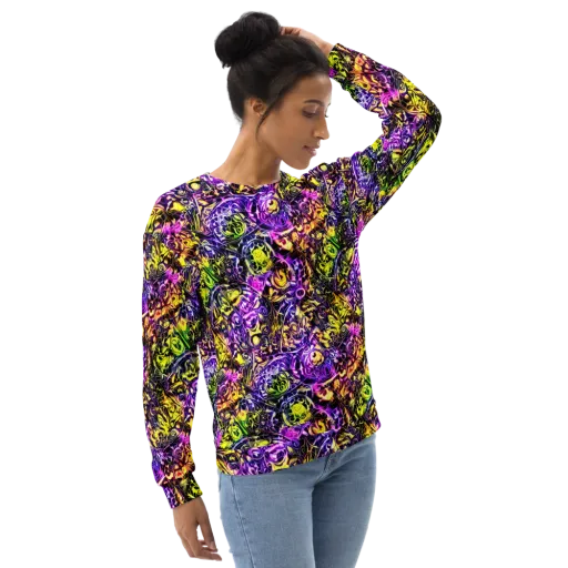 Psychedelic Prism on a Sweatshirt