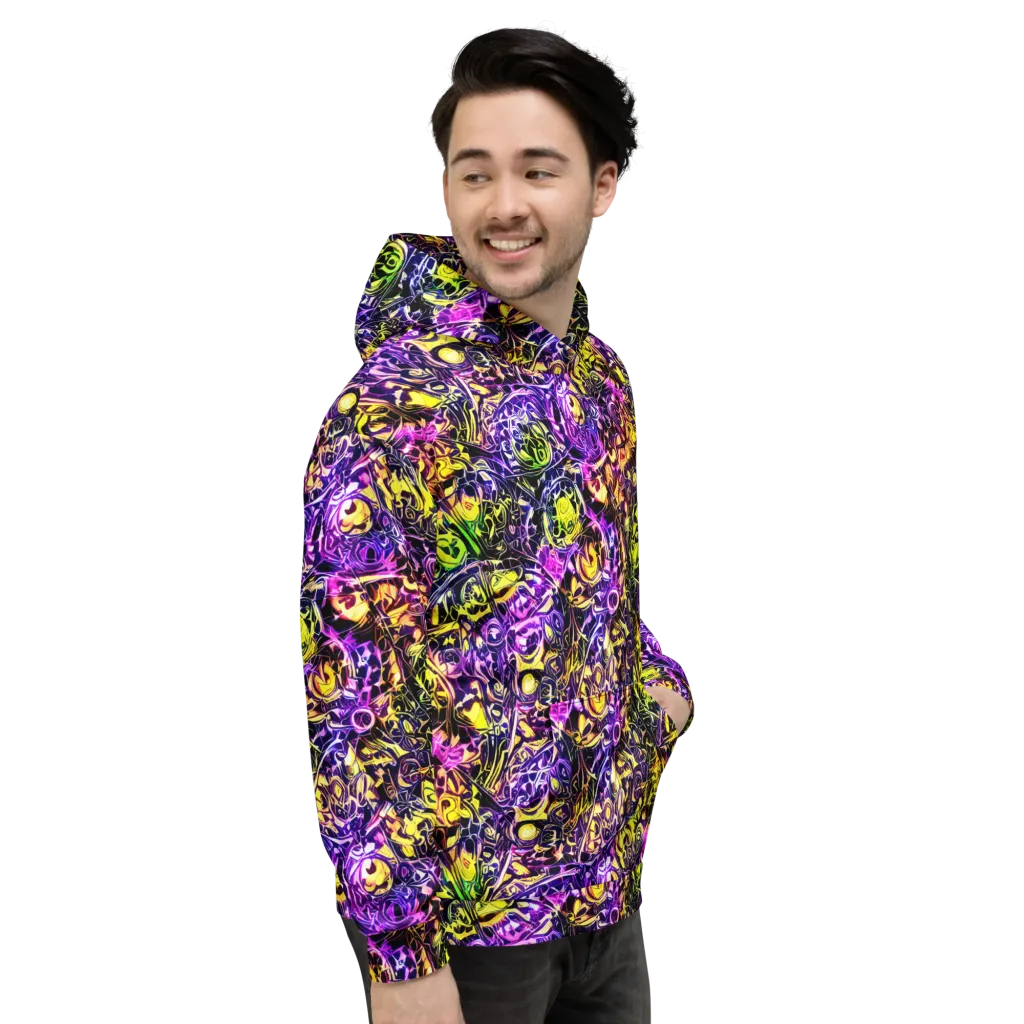 Psychedelic Prism on Hoodie — Right