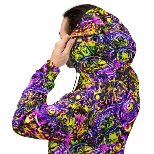 Psychedelic Prism on a Hoodie