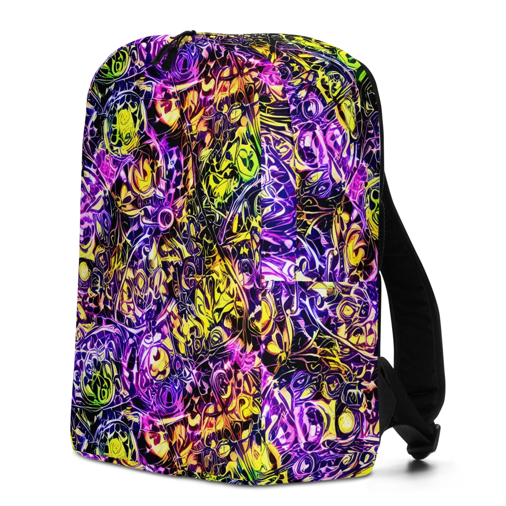 Psychedelic Prism on Minimalist Backpack — Left