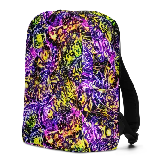 Psychedelic Prism on a Minimalist Backpack