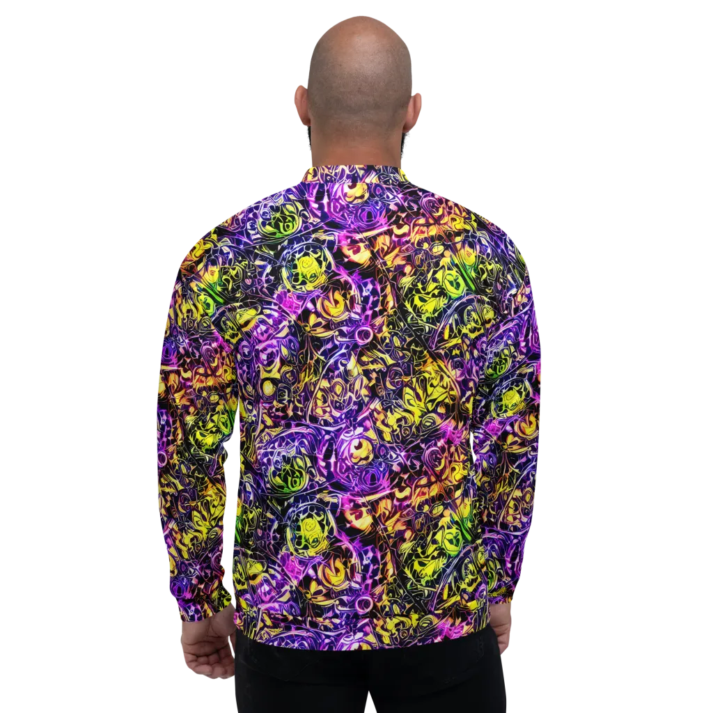 Psychedelic Prism on Bomber Jacket — Back