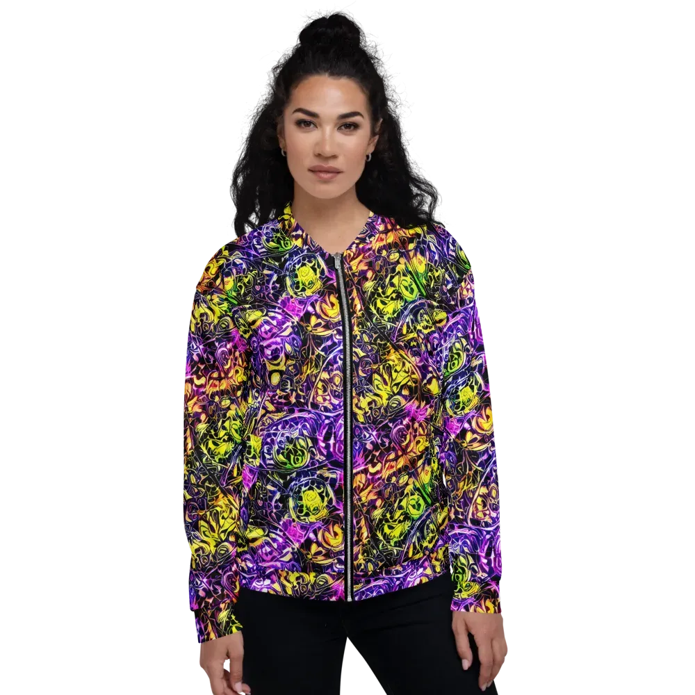 Psychedelic Prism on Bomber Jacket — Front