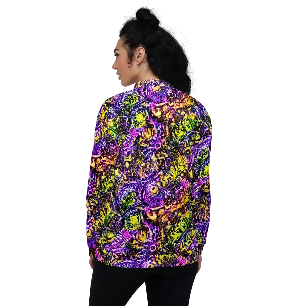 Psychedelic Prism on Bomber Jacket — Back