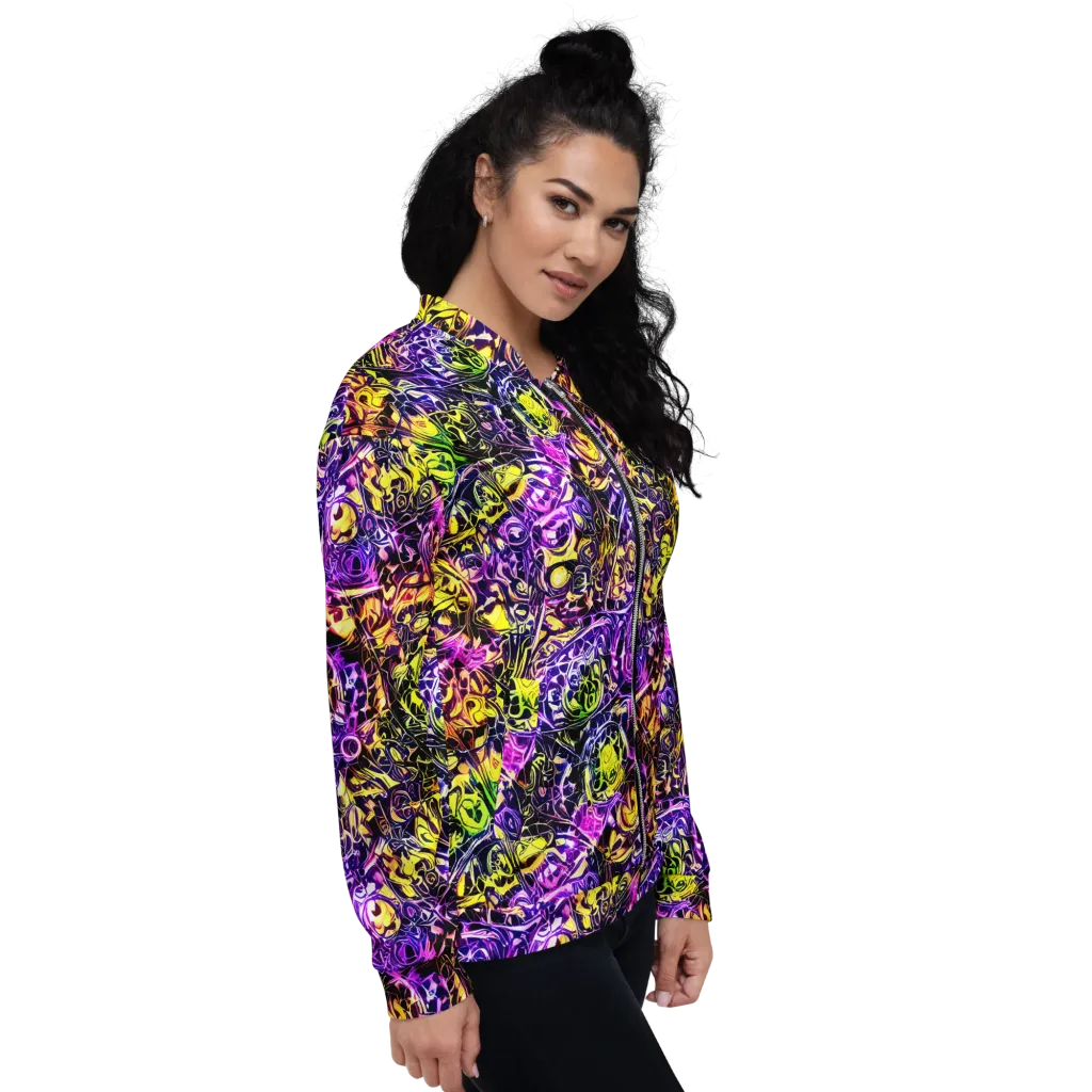 Psychedelic Prism on Bomber Jacket — Right