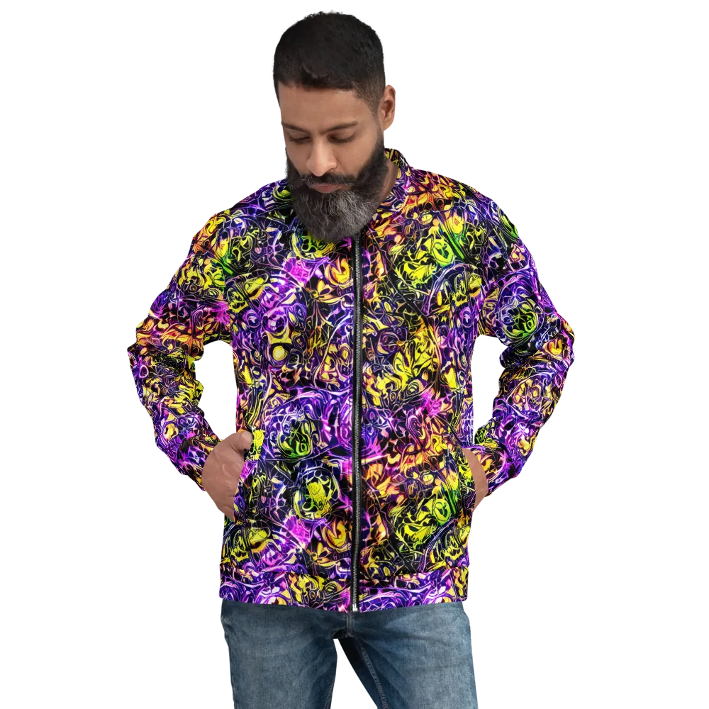 Psychedelic Prism on Bomber Jacket — Front