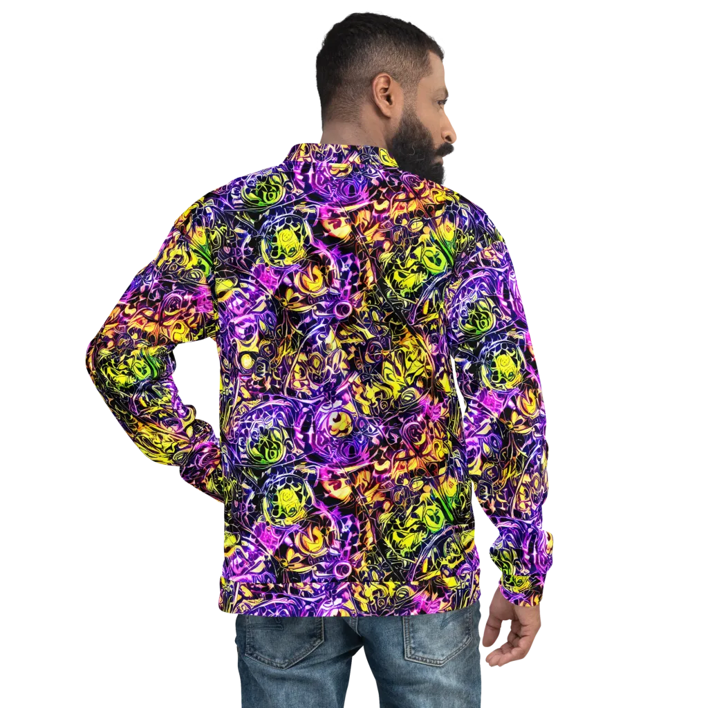 Psychedelic Prism on Bomber Jacket — Back