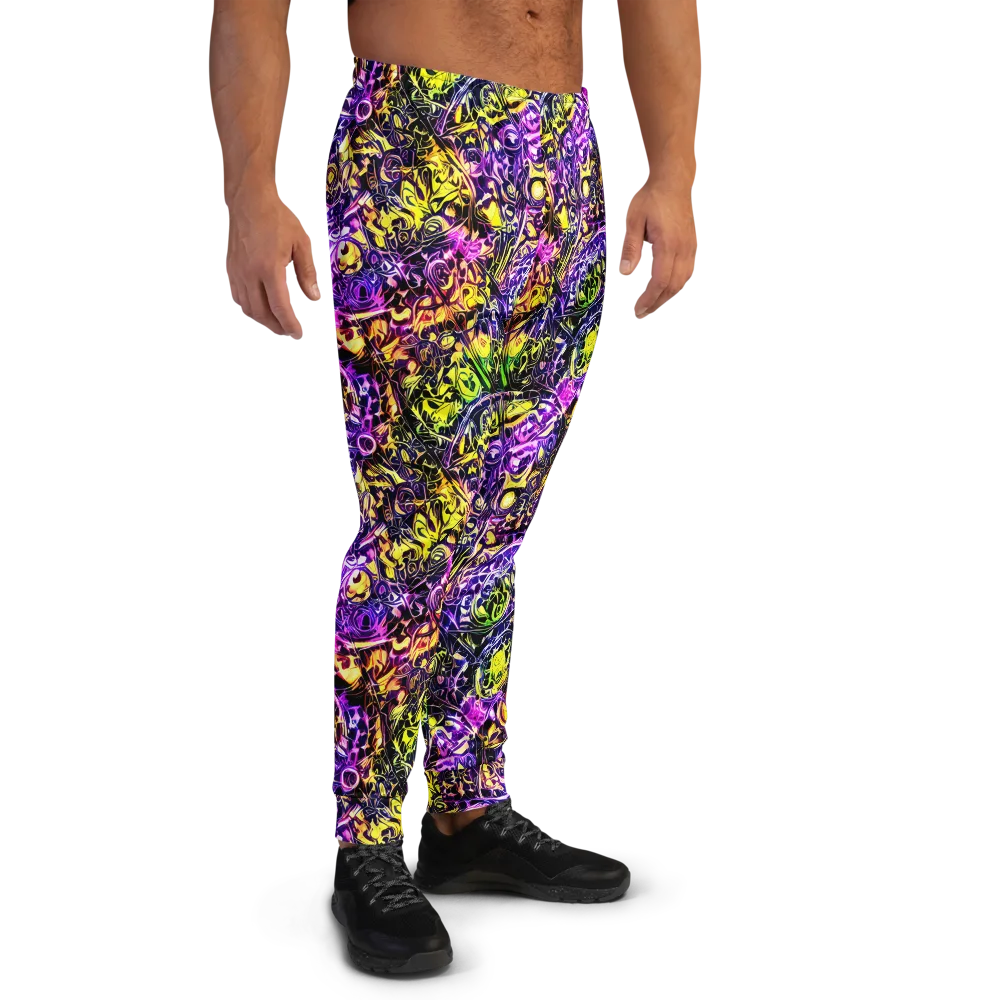 Psychedelic Prism on Men's Joggers — Right