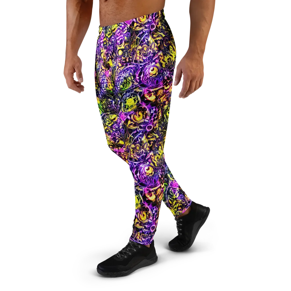 Psychedelic Prism on Men's Joggers — Left
