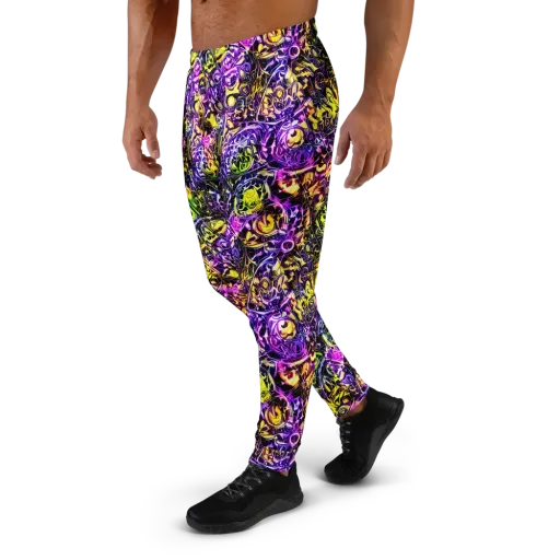 Psychedelic Prism on a Men's Joggers