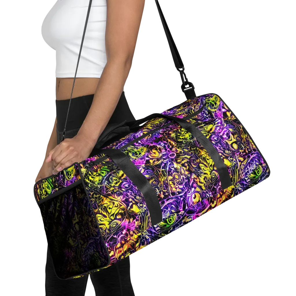 Psychedelic Prism on Duffle Bag — Front