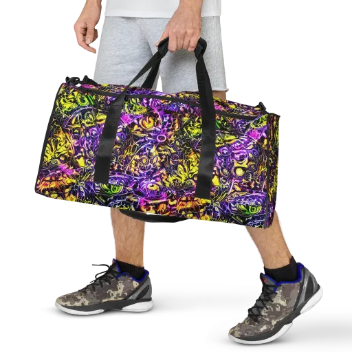 Psychedelic Prism on a Duffle Bag
