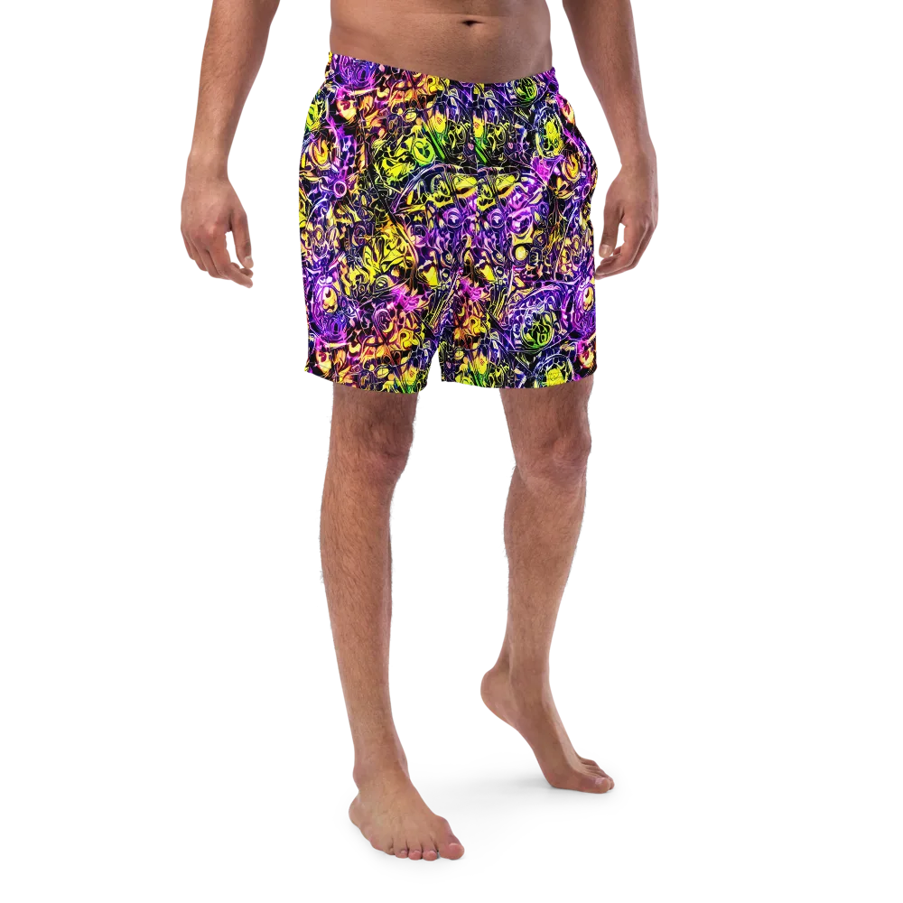 Psychedelic Prism on Swim Trunks — Front