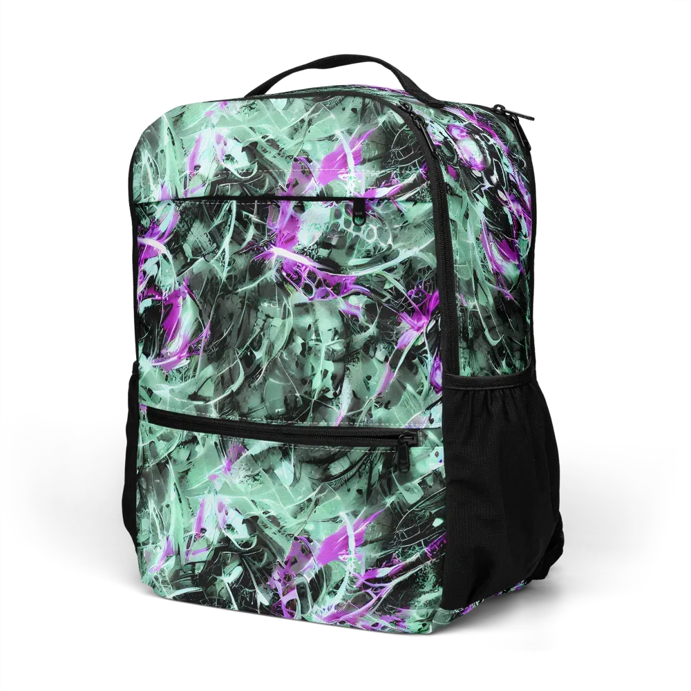 Amethyst Flux on Utility Backpack — Left Front
