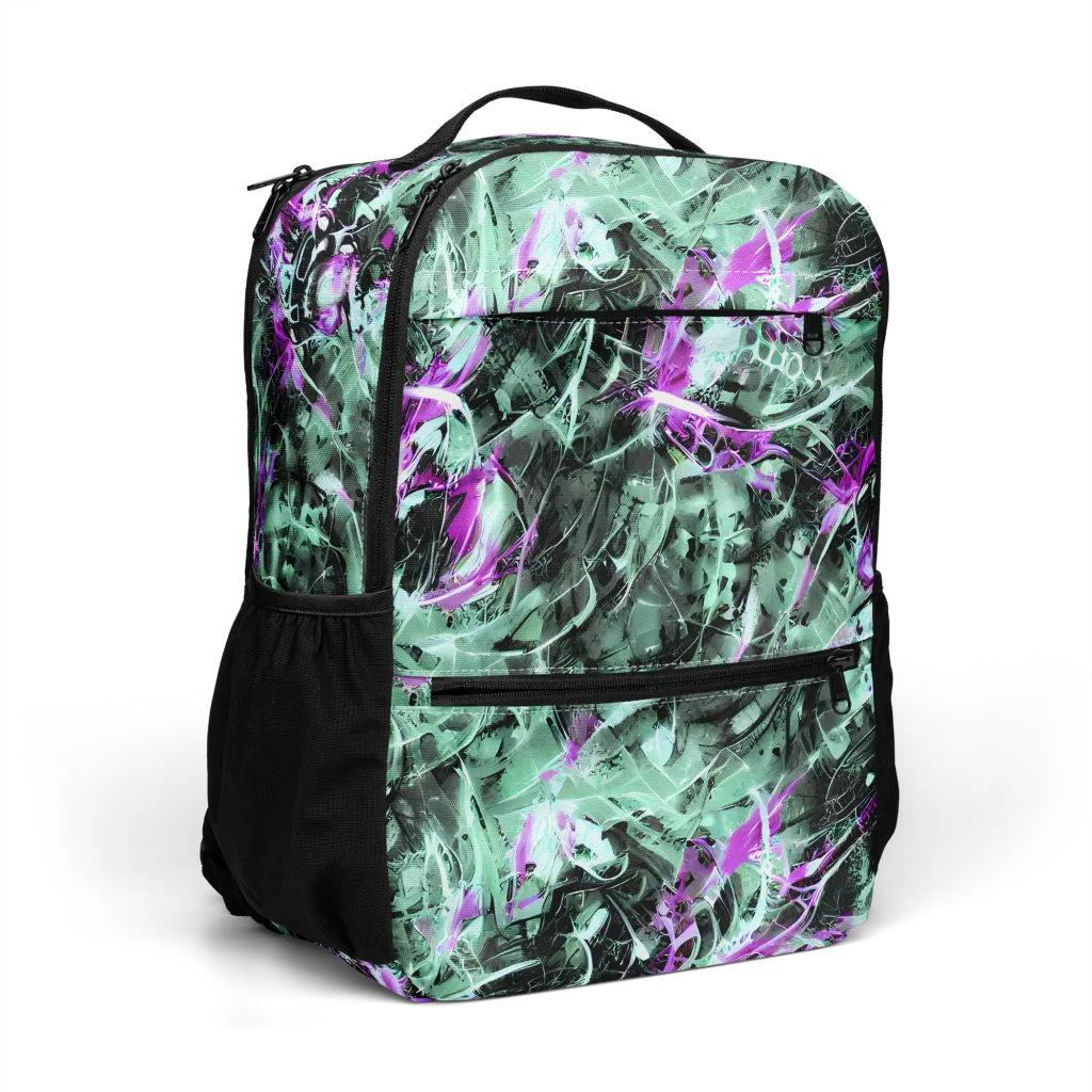 Amethyst Flux on Utility Backpack — Right Front