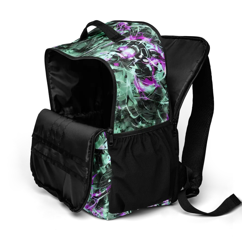 Amethyst Flux on Utility Backpack — Product details 2