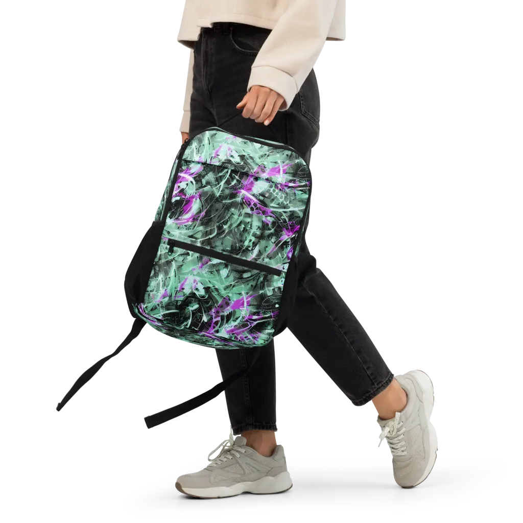 Amethyst Flux on Utility Backpack — Front