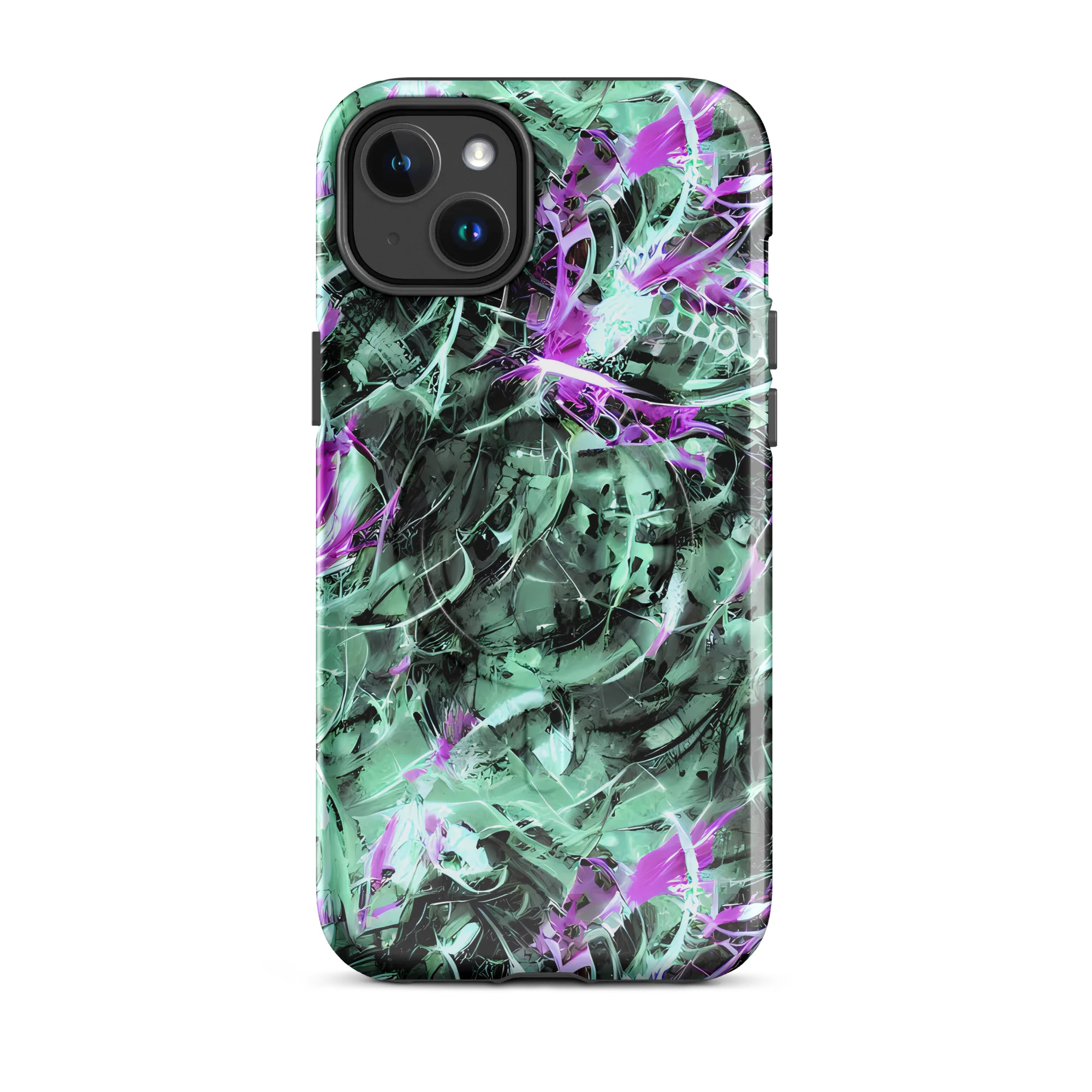 Amethyst Flux on MagSafe Tough Case for iPhone® — Front