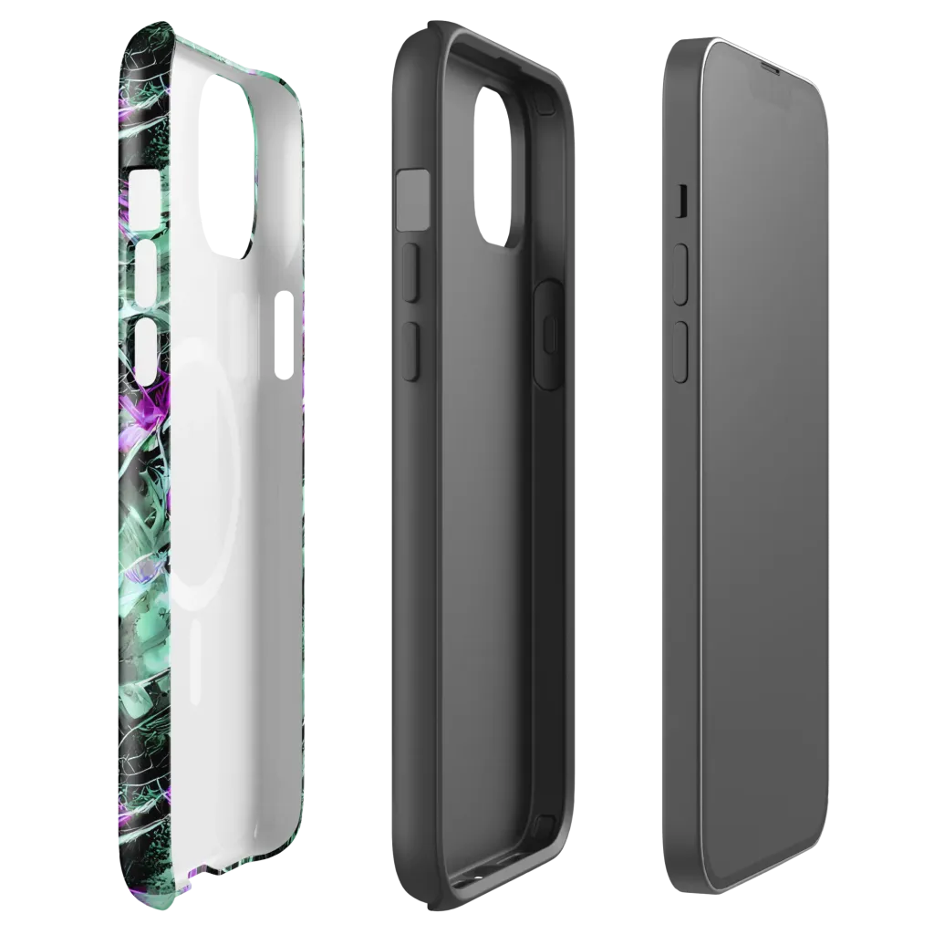 Amethyst Flux on MagSafe Tough Case for iPhone® — Front