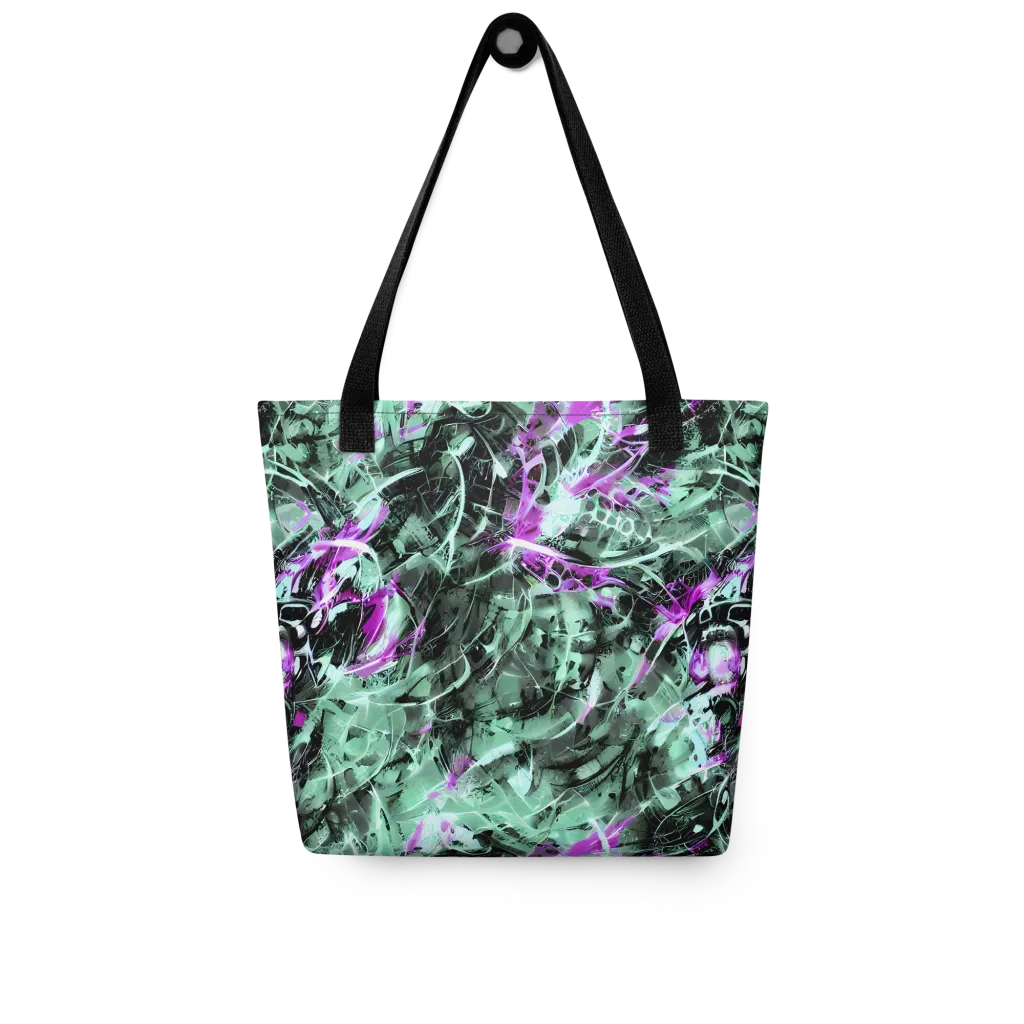 Amethyst Flux on Tote Bag — Front