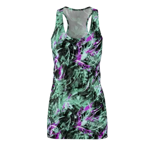 Amethyst Flux on a Racerback Dress