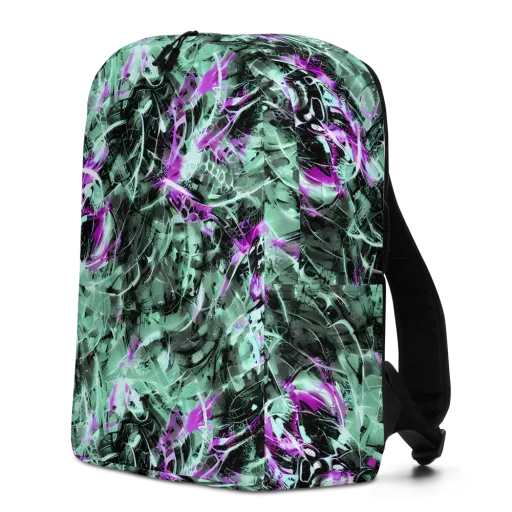 Amethyst Flux on a Minimalist Backpack