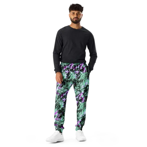 Amethyst Flux on a Men's Joggers