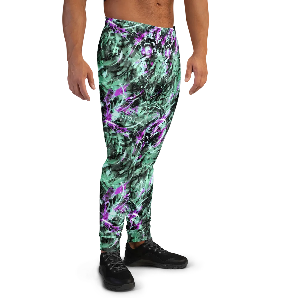 Amethyst Flux on Men's Joggers — Right