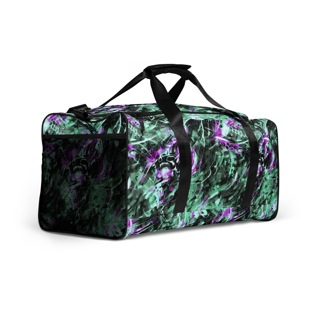 Amethyst Flux on Duffle Bag — Right Front