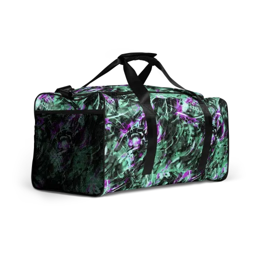 Amethyst Flux on a Duffle Bag
