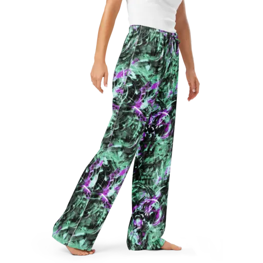Amethyst Flux on a Women's Pajama Pants