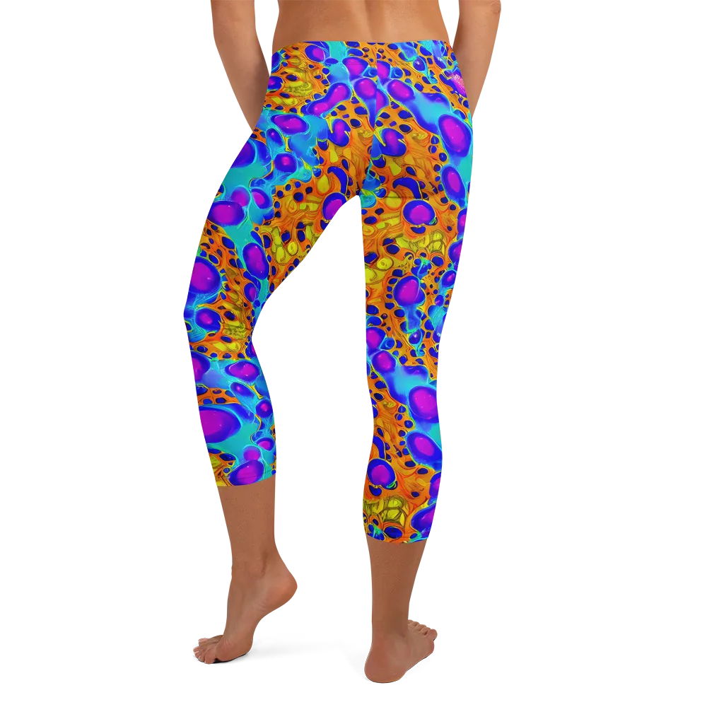 Bubble Reactor on Capri Leggings — Back