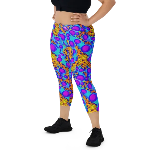 Bubble Reactor on a Capri Leggings