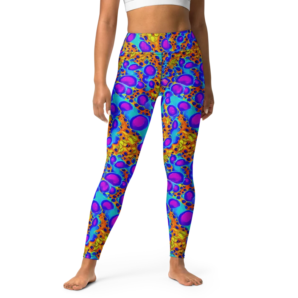 Bubble Reactor on Yoga Leggings — Front