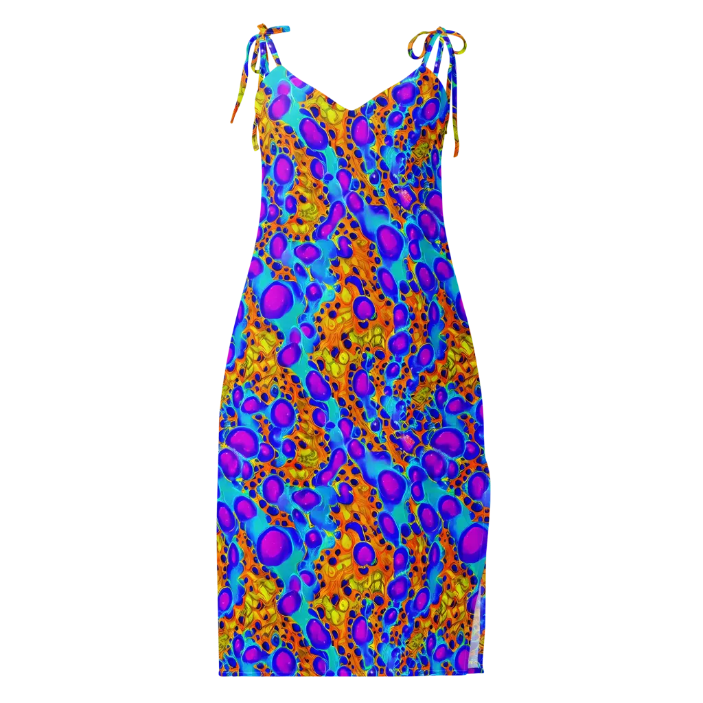 Bubble Reactor on Slip Dress — Front