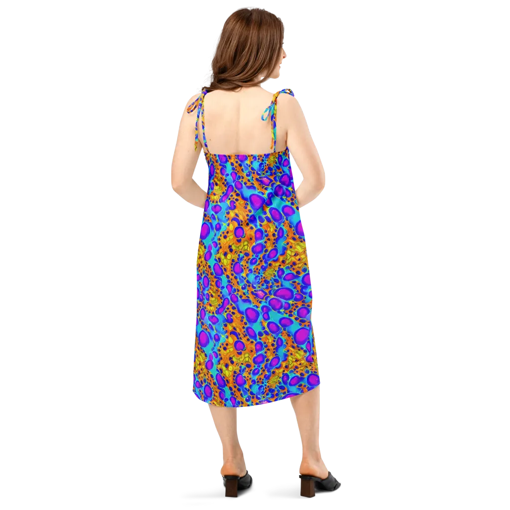 Bubble Reactor on Slip Dress — Back
