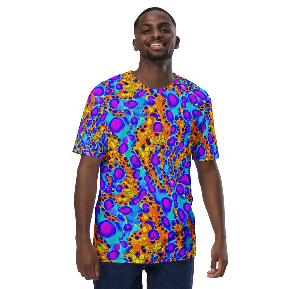 Bubble Reactor on Men's Crew Neck T-Shirt — Front