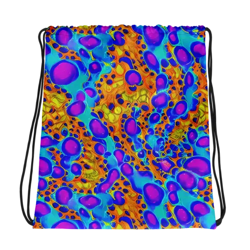 Bubble Reactor on a Drawstring Bag