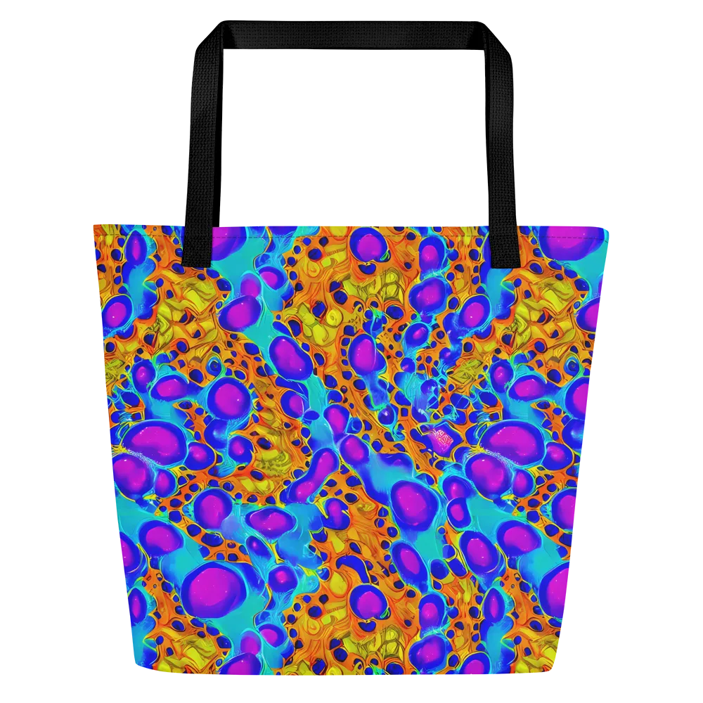 Bubble Reactor on Large Tote Bag W/ Pocket — Front