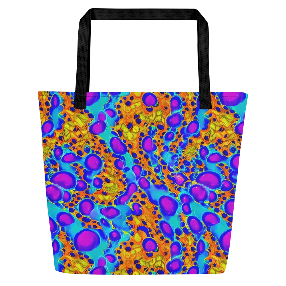 Bubble Reactor on Large Tote Bag W/ Pocket — Front