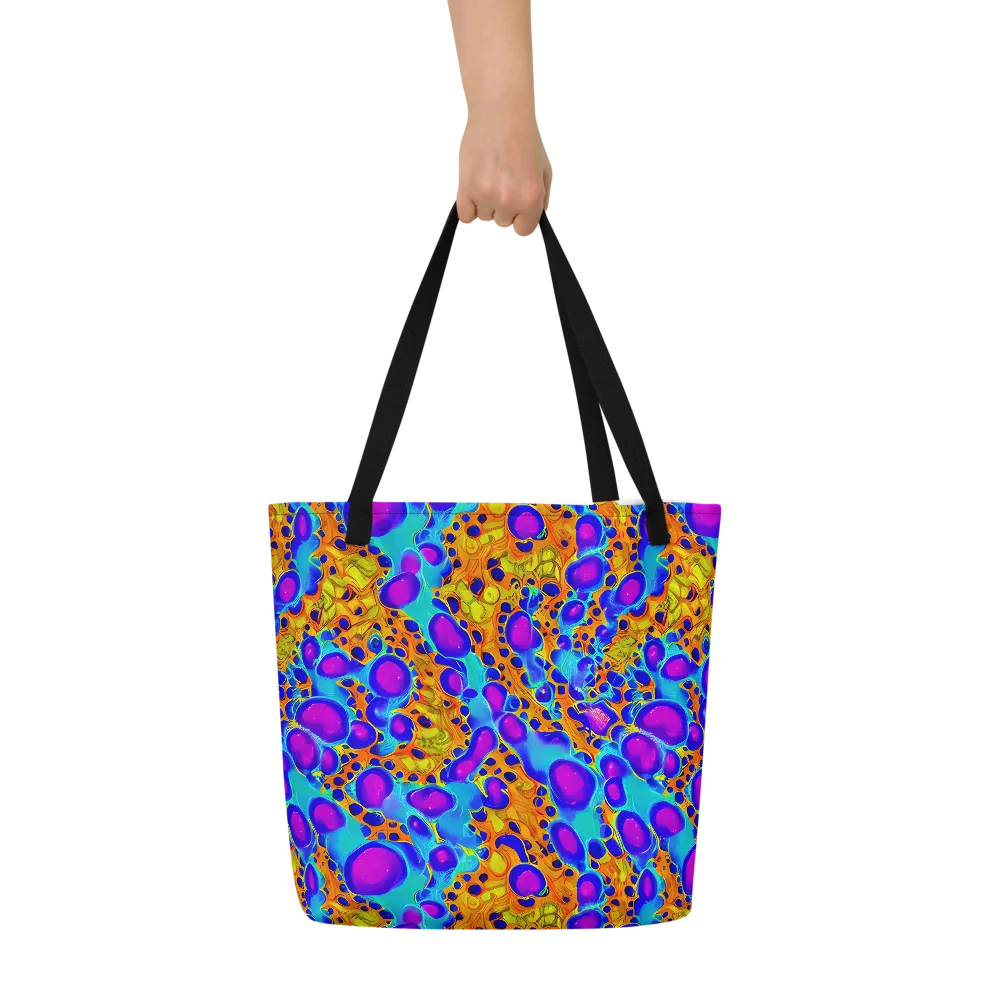Bubble Reactor on Large Tote Bag W/ Pocket — Front
