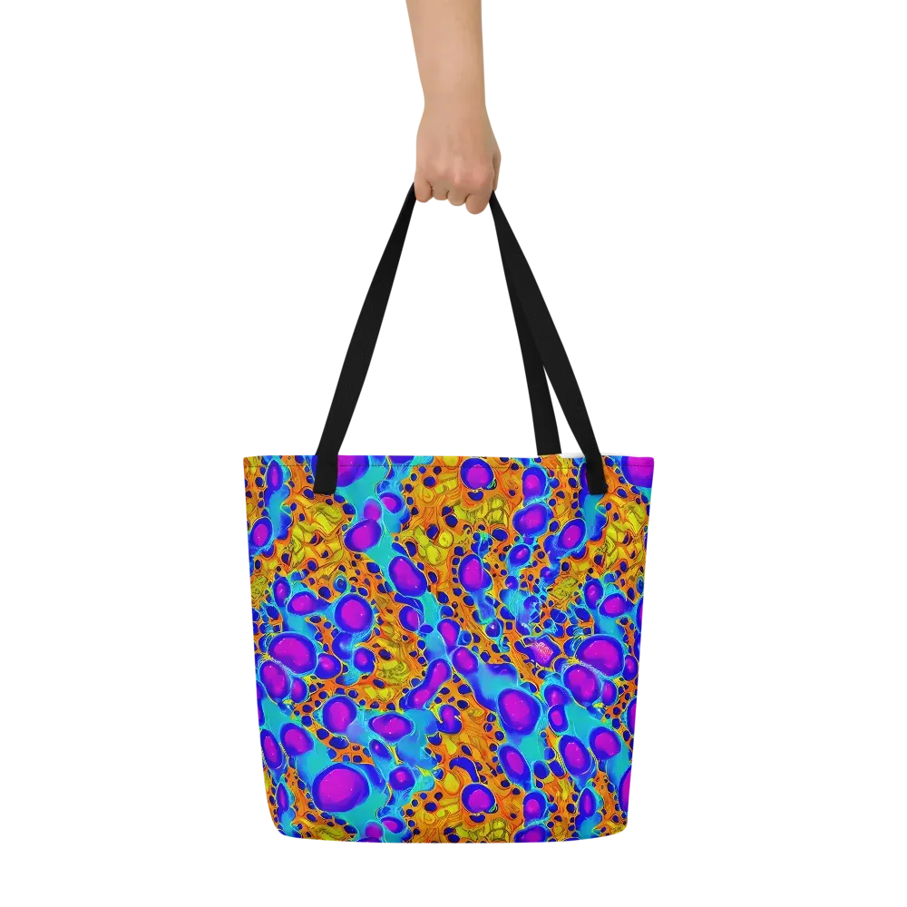Bubble Reactor on Large Tote Bag W/ Pocket — Front