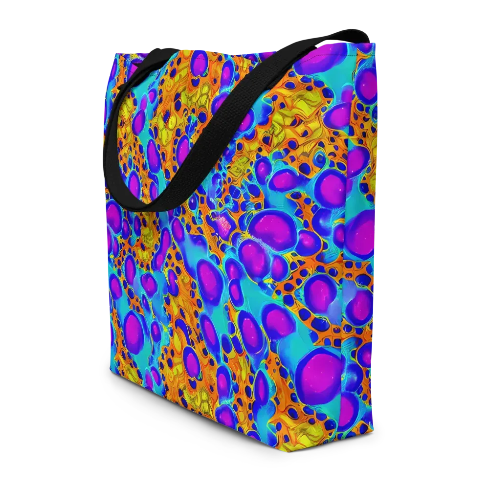 Bubble Reactor on Large Tote Bag W/ Pocket — Front