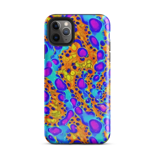 Bubble Reactor on a Tough Case for iPhone®