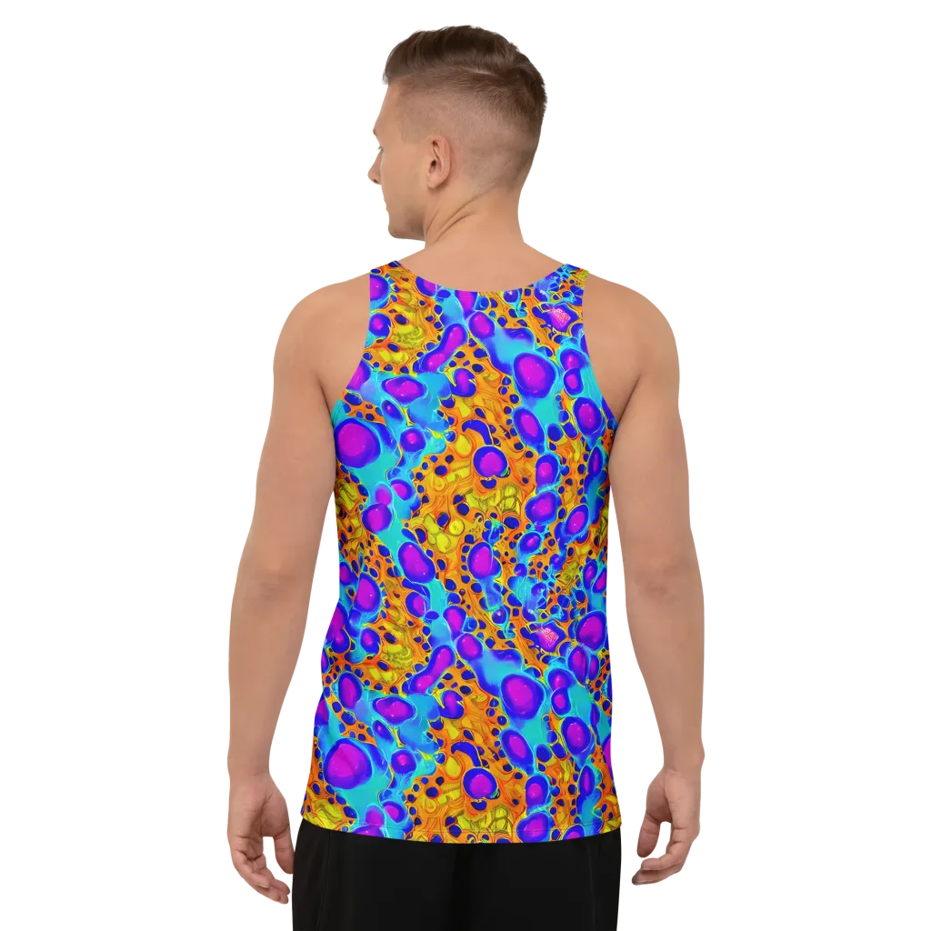 Bubble Reactor on Men's Tank Top — Back