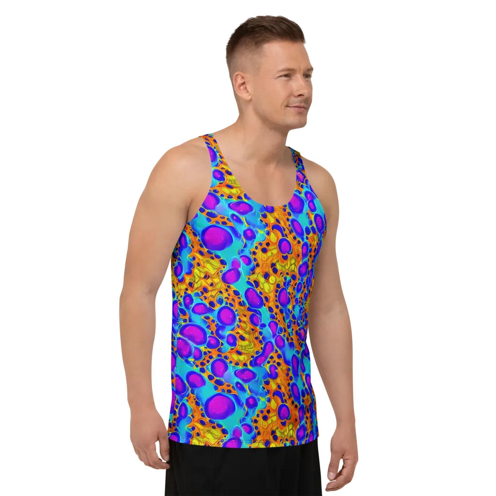 Bubble Reactor on Men's Tank Top — Right Front