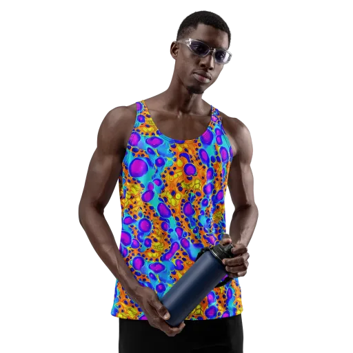 Bubble Reactor on a Men's Tank Top