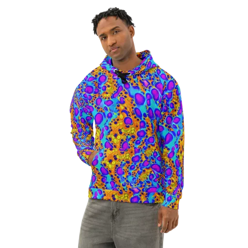 Bubble Reactor on a Cotton Hoodie