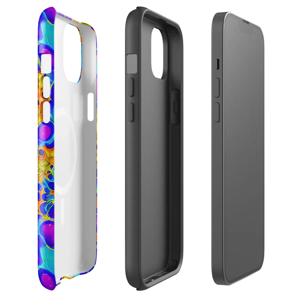 Bubble Reactor on MagSafe Tough Case for iPhone® — Front